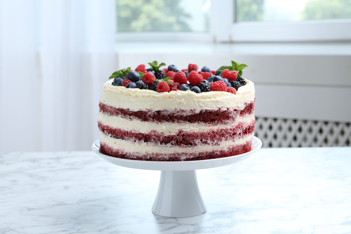 Festlicher Genuss Red Velvet mit Buttercreme