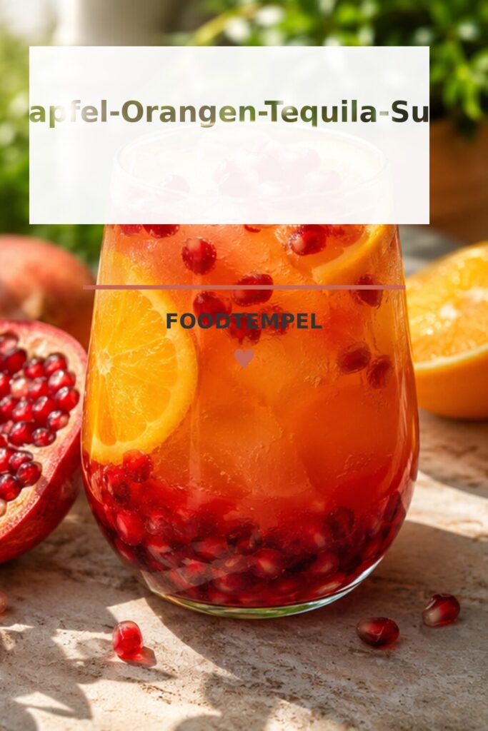 Pinterest-Bild für Granatapfel-Orangen-Tequila-Sunrise